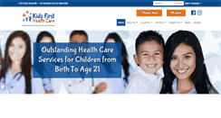 Desktop Screenshot of kidsfirsthealthcare.org